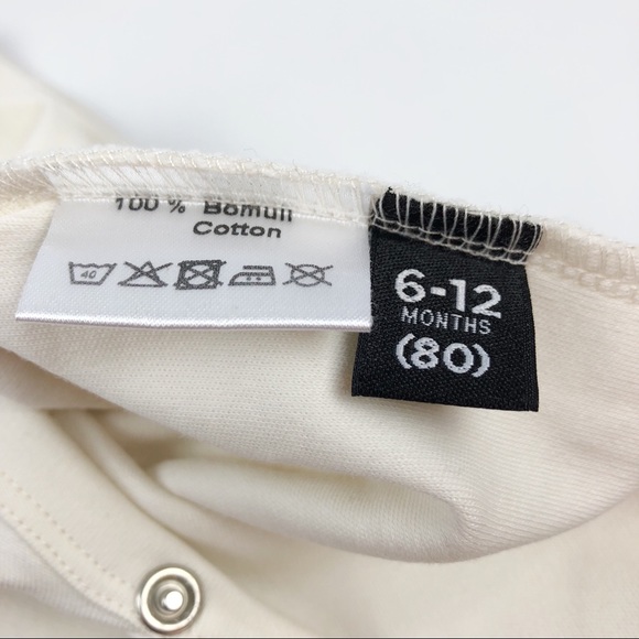 Kids The Tiny Universe Tiny Tuxedo Romper - White - Picture 4 of 8